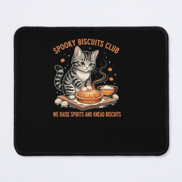 Item preview, Spooky Biscuits Club Cat Funny Halloween Baking designed and sold by Dressed For  Duty.