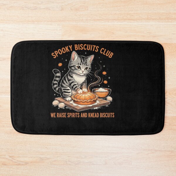 Item preview, Spooky Biscuits Club Cat Funny Halloween Baking designed and sold by Dressed For  Duty.