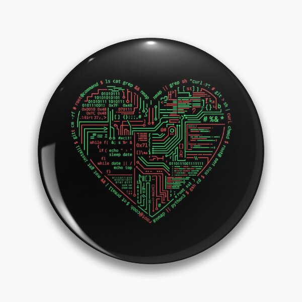 Item preview, Terminal Heart Programmer Love Shirt designed and sold by KurtByteStudio.