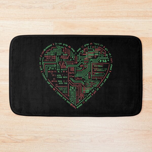 Artikelvorschau, Terminal Heart Programmer Love Shirt entworfen und verkauft von KurtByteStudio.