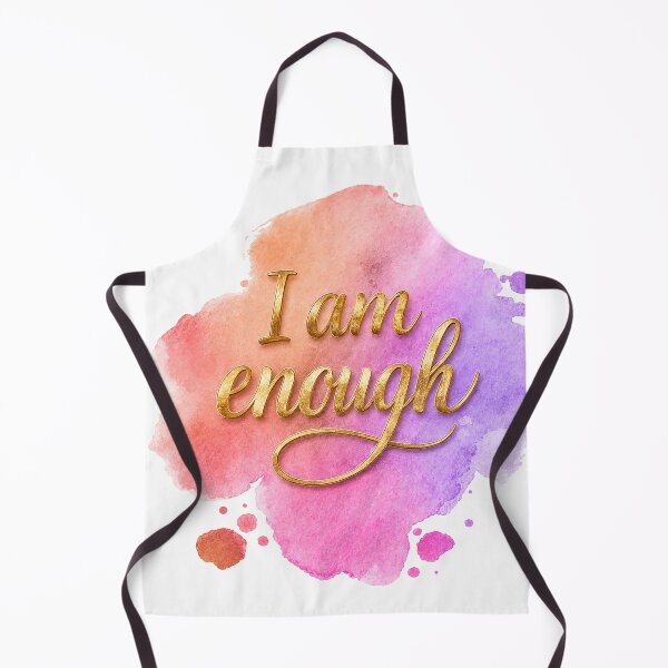 Item preview, I Am Enough Shirt, Self Love Quote, Aesthetic Watercolor Design, Mental Health Gift, Feminine Empowerment Tee designed and sold by Shimo Art Studio.