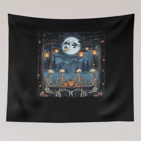 Item preview, Vintage Ghost Gothic Skeleton Camping Halloween designed and sold by Dressed For  Duty.