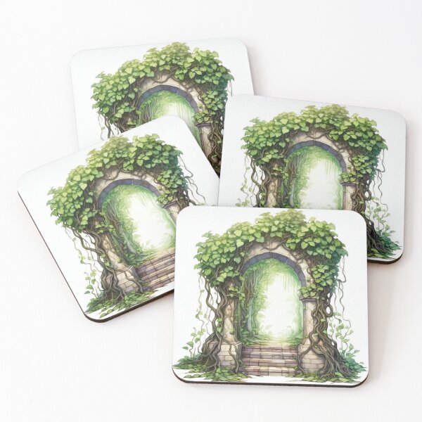 Item preview, Enchanted ivy stone archway gateway designed and sold by NivyasArtistry.