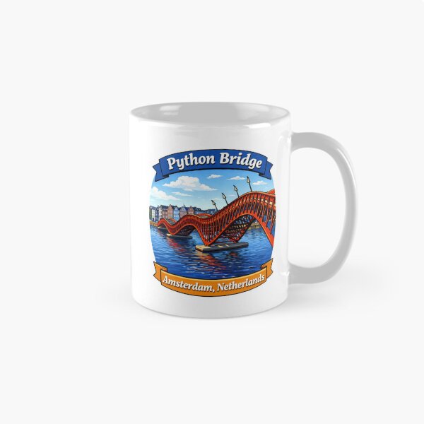 Item preview, Python Bridge - Amsterdam, Netherlands designed and sold by Myra365Art.