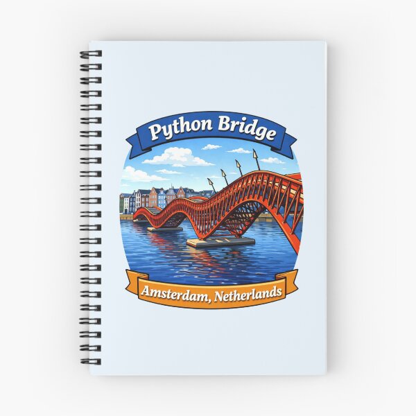 Item preview, Python Bridge - Amsterdam, Netherlands designed and sold by Myra365Art.