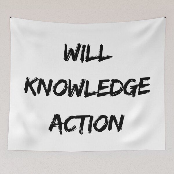 Item preview, Will Knowledge Action designed and sold by HELLO TIGER.