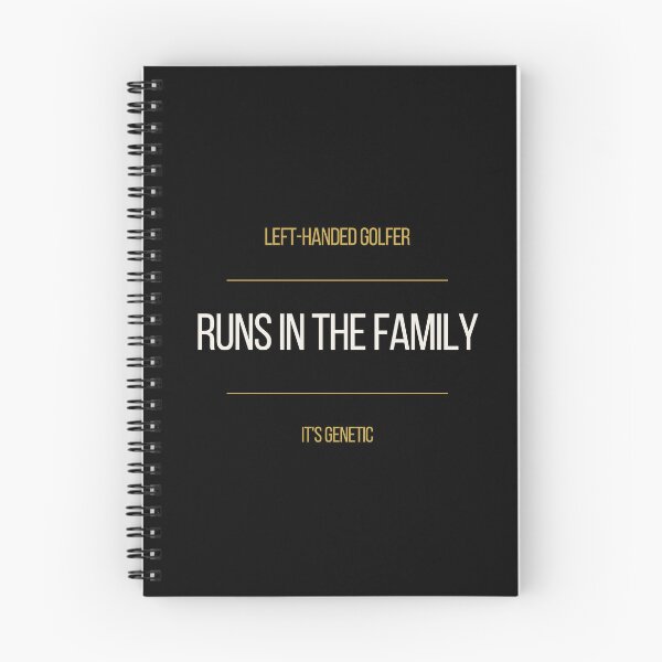 Item preview, Left Handed Golfer Runs In The Family It's Genetic designed and sold by ProdlyTees.