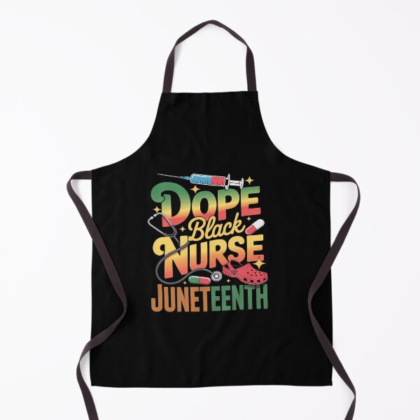 Item preview, Dope Black Nurse Juneteenth Medical Pride designed and sold by Rrettgison.