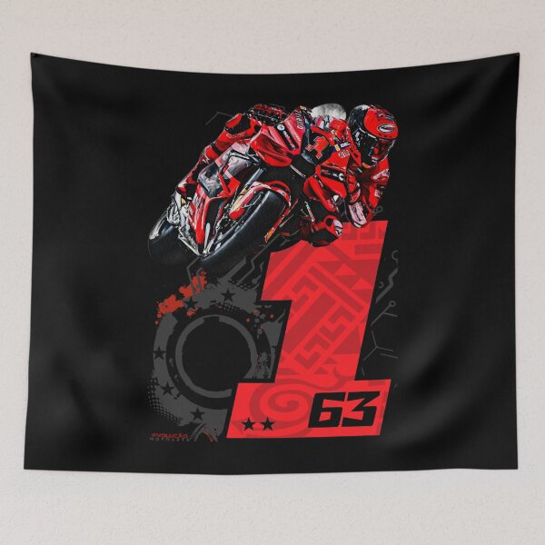 Item preview, Racing Number 63 Sportbike Graphic designed and sold by FroggyBaBoy.