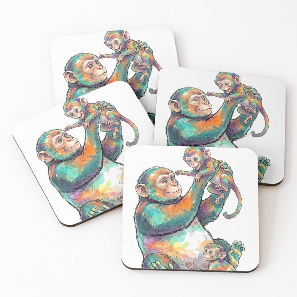 Item preview, wild monkey designed and sold by PP&RAINBOW SHOP.