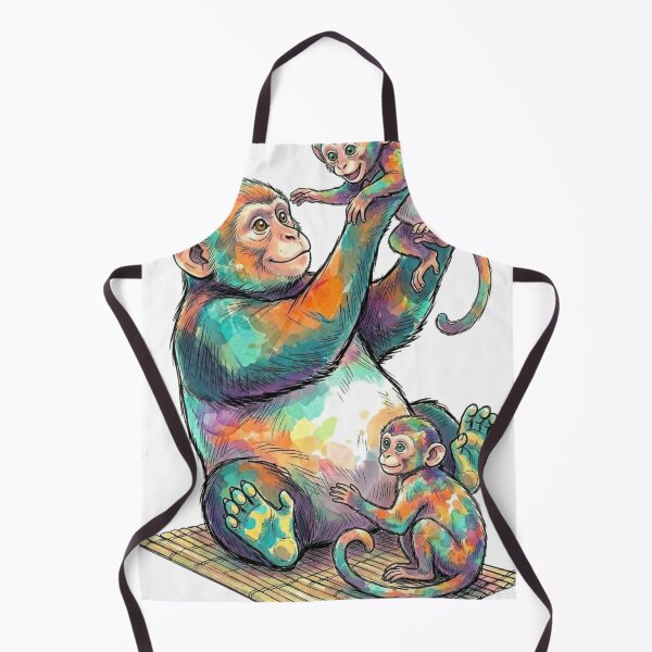 Item preview, wild monkey designed and sold by PP&RAINBOW SHOP.