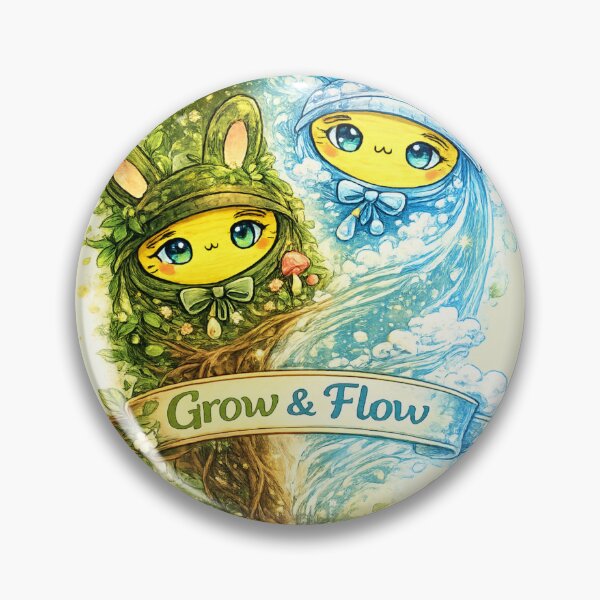 Item preview, Grow & Flow – Earth and Air Bunny designed and sold by InnerwayStudio.