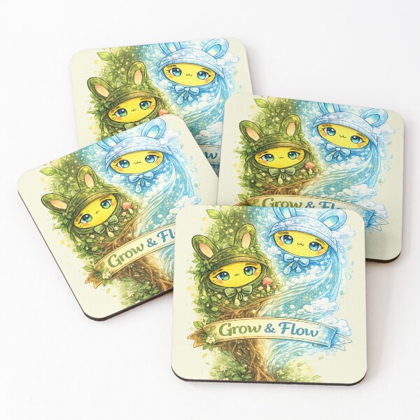 Item preview, Grow & Flow – Earth and Air Bunny designed and sold by InnerwayStudio.