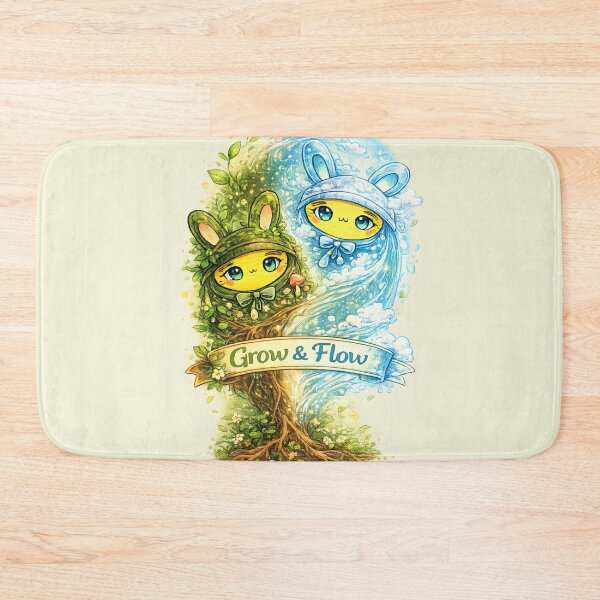Item preview, Grow & Flow – Earth and Air Bunny designed and sold by InnerwayStudio.