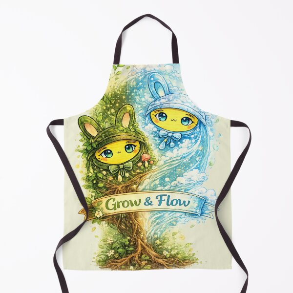 Item preview, Grow & Flow – Earth and Air Bunny designed and sold by InnerwayStudio.