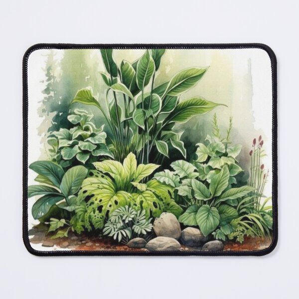 Item preview, Watercolor garden foliage illustration  designed and sold by NivyasArtistry.