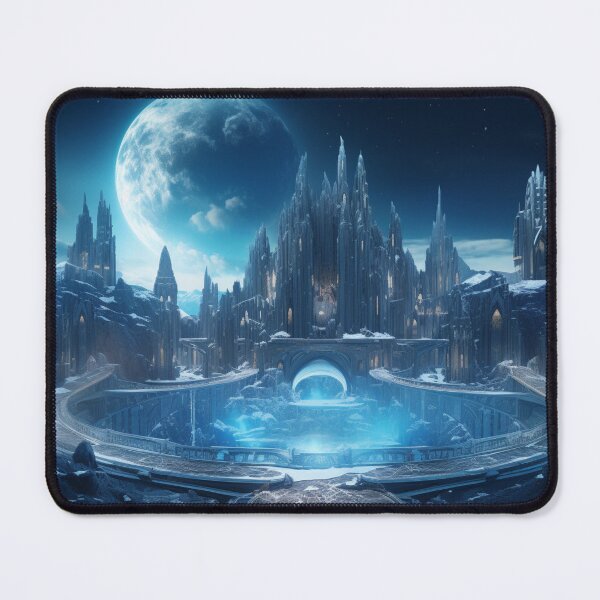 Item preview, Ice Palace at Night under the Full Moon designed and sold by Flo974.