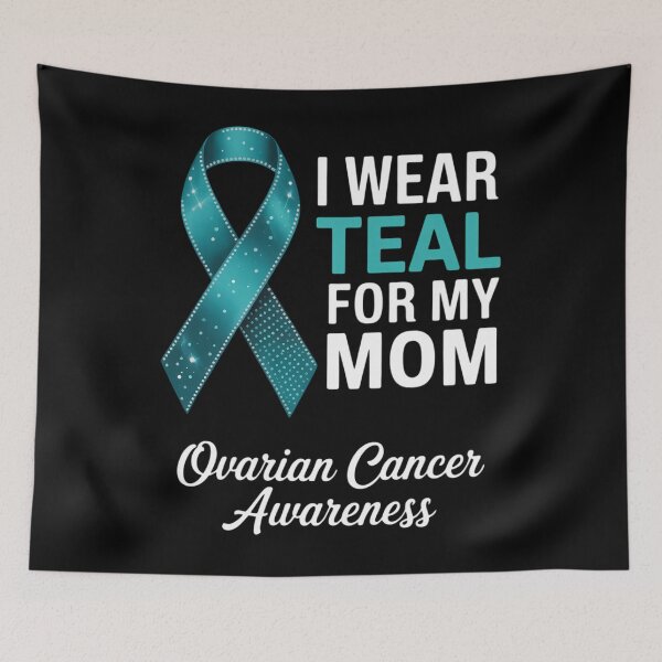 Item preview, Ovarian Cancer Awareness I Wear Teal For My Mom Mother designed and sold by EllenJast.