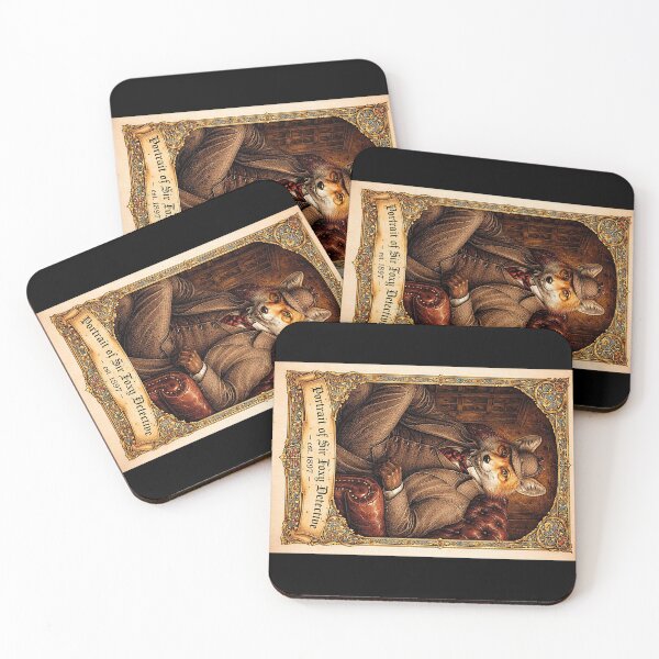 Item preview, Portrait of 'Sir Foxy Detective - est. 1897' the very good investigator (puzzle) designed and sold by NubesDesignCH.