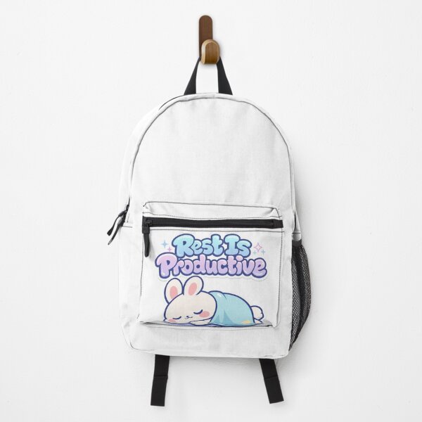Item preview, Rest Is Productive Cute Bunny Cartoon Graffiti Design designed and sold by auraRM studio.
