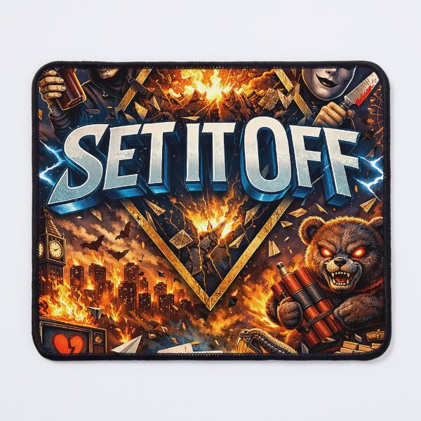 Item preview, SET IT OFF digitalart designed and sold by mitzicurtis.