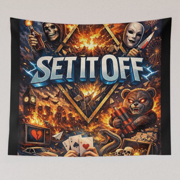 Item preview, SET IT OFF digitalart designed and sold by mitzicurtis.