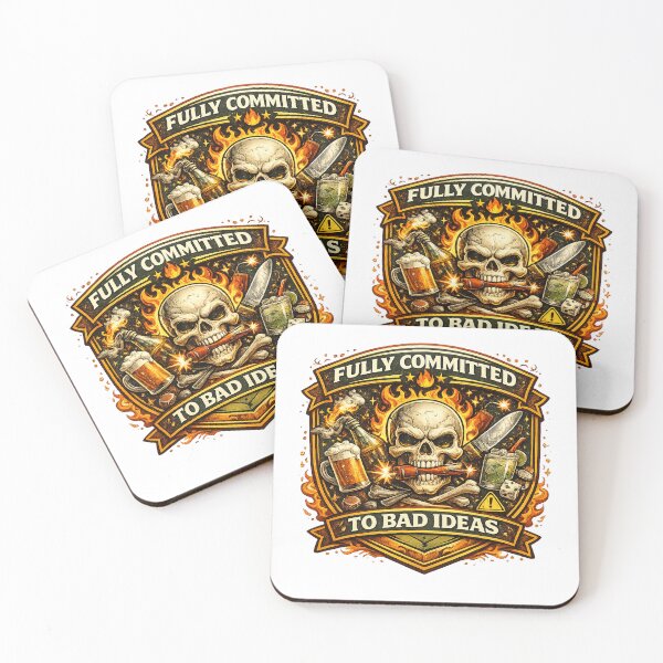 Item preview, Fully Committed to Bad Ideas designed and sold by Throwing-Corn.