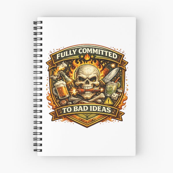 Item preview, Fully Committed to Bad Ideas designed and sold by Throwing-Corn.