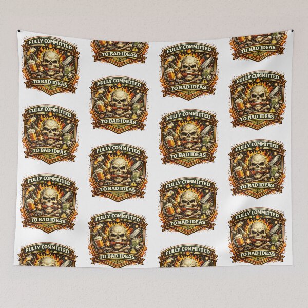 Item preview, Fully Committed to Bad Ideas designed and sold by Throwing-Corn.