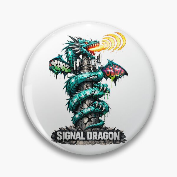 Item preview, Cyberpunk Graffiti Dragon Cell Signal Streetwear T-Shirt designed and sold by etuvibes.
