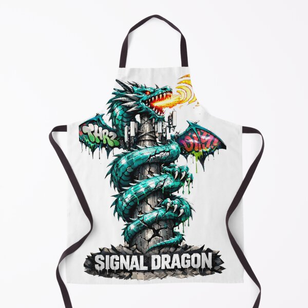 Artikelvorschau, Cyberpunk Graffiti Dragon Cell Signal Streetwear T-Shirt entworfen und verkauft von etuvibes.