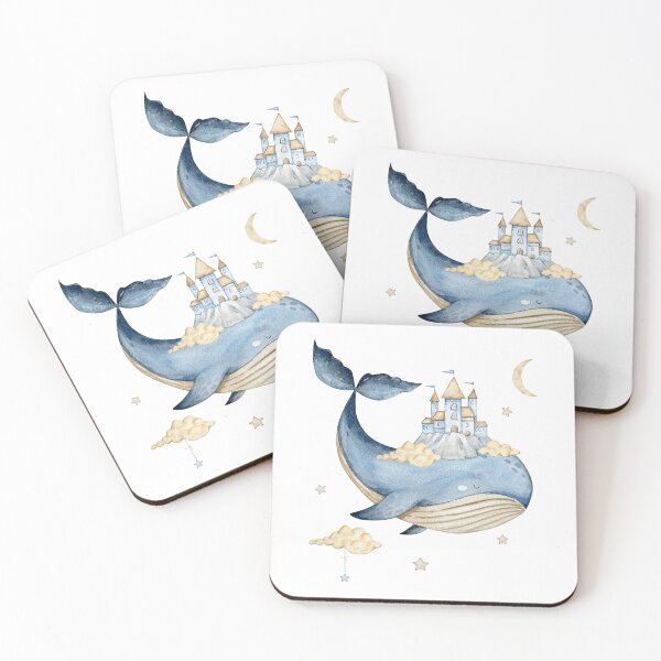 Item preview, Watercolor Dreams Whale designed and sold by SvetlanaArt.