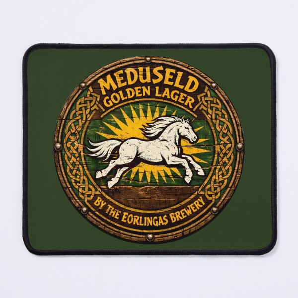 Item preview, Meduseld Golden Lager Horse Lord Brew designed and sold by agearb.