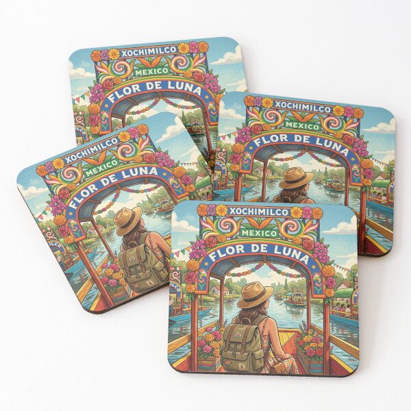 Item preview, Vintage Solo Female Travel Xochimilco - Mexico Cultural Travel Art designed and sold by Bloom & Quiet .