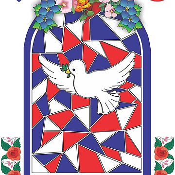 Artwork thumbnail, USA Peace Dove by Faith Dominoe