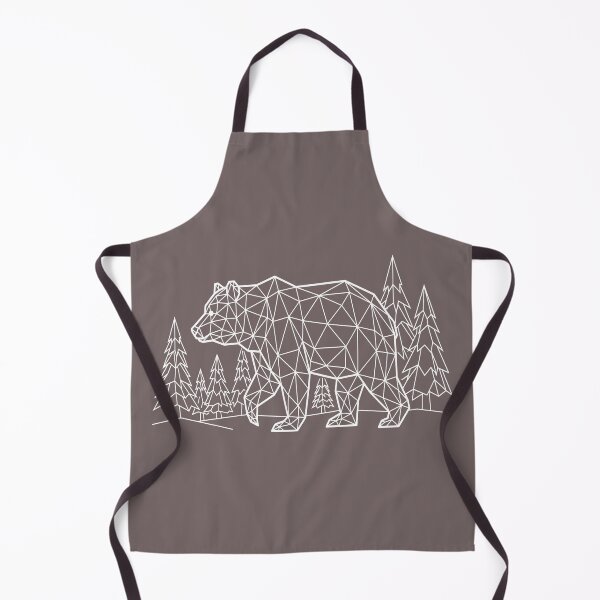 Item preview, White Bear and Fir Trees Silhouette designed and sold by capricedefille.