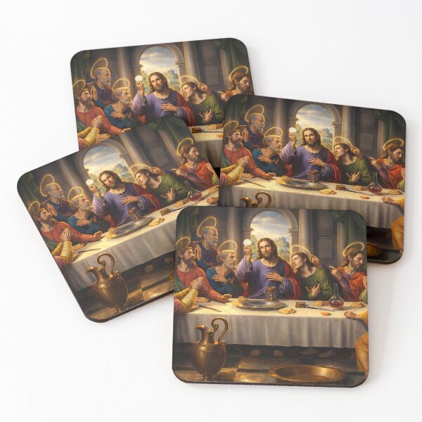 Item preview, The Last Supper by Juan de Juanes - 1562 Renaissance Masterpiece designed and sold by FaithCreatives.