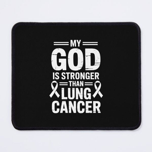 Item preview, My God Is Stronger Than Lung Cancer Survivor Christian designed and sold by EllenJast.