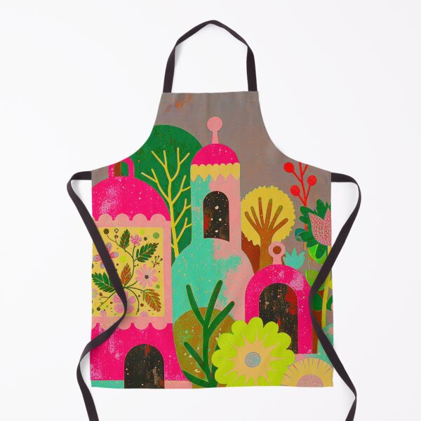Item preview, Art Deco Floral Village designed and sold by joycrysstudio.