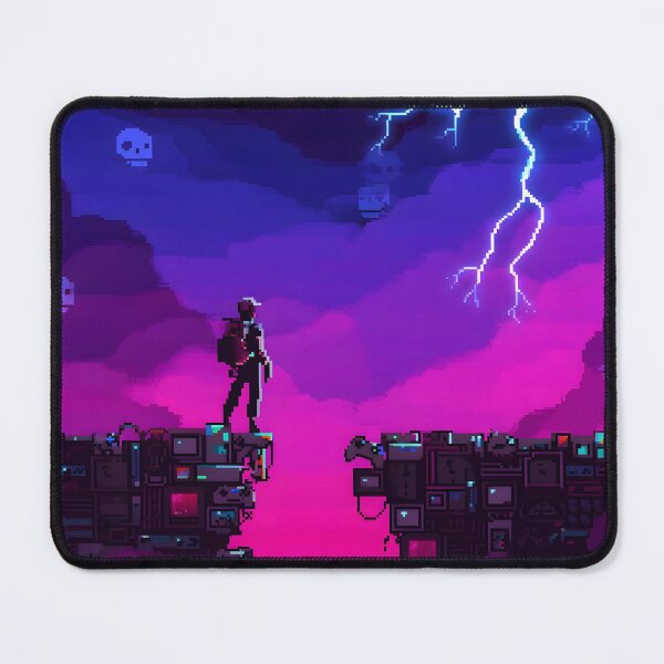 Item preview, Level 99 Overlord - Retro Synthwave Gamer Boss Art designed and sold by ThePixelArchive.
