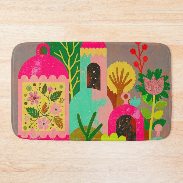 Item preview, Art Deco Floral Village designed and sold by joycrysstudio.