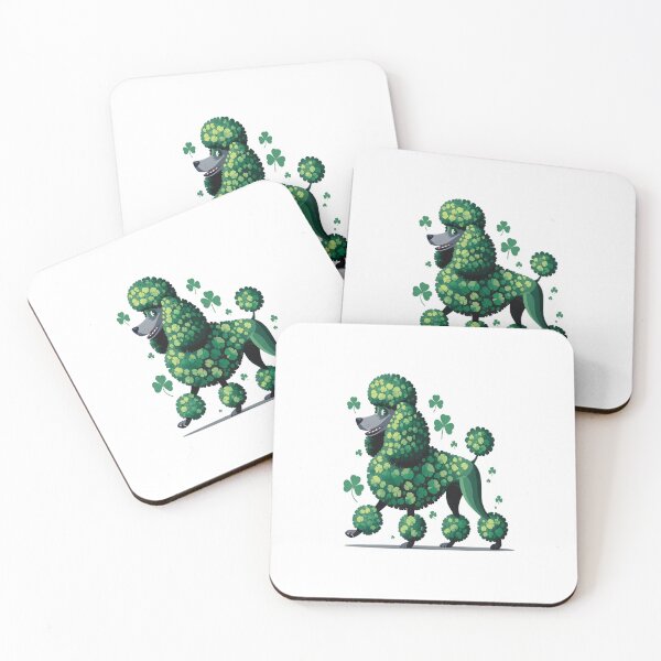 Item preview, Shamrock Poodle Dog St. Patrick's Day designed and sold by RonnasJackson.