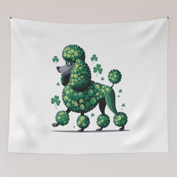 Item preview, Shamrock Poodle Dog St. Patrick's Day designed and sold by RonnasJackson.