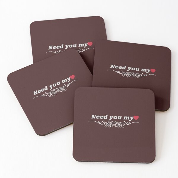 Item preview, Need You My Love - Romantic Aesthetic Typography designed and sold by ​Jyoti Digital Artist.