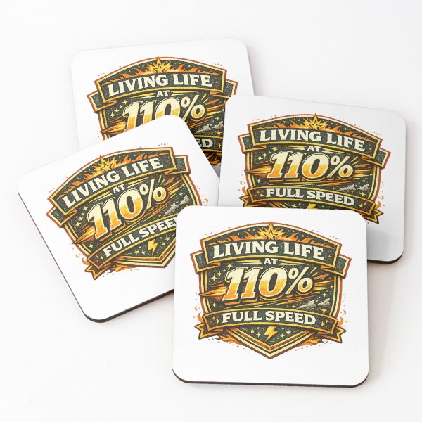 Item preview, Living Life at 110% designed and sold by Throwing-Corn.