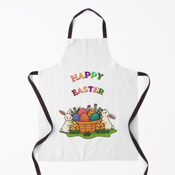 Item preview, Happy Easter With Easter Eggs And Bunnies. designed and sold by Dinasshop.