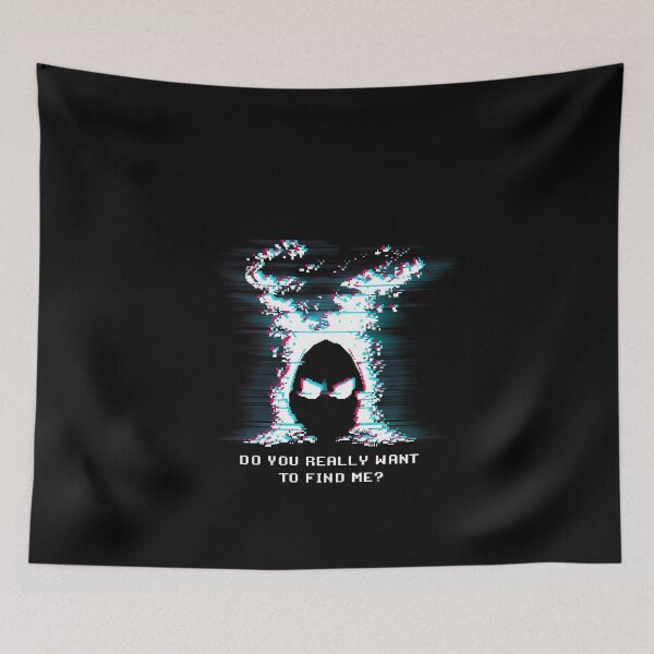 Item preview, Easter Horror Glitch Pixel Egg Dark Design designed and sold by WildHugeDot.