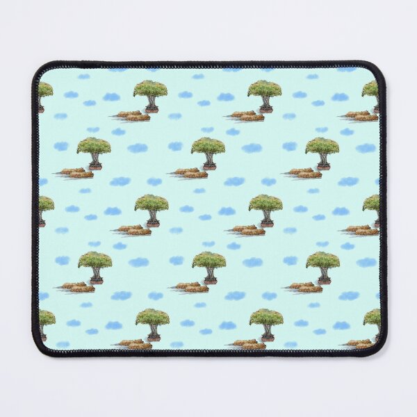 Item preview, Minimal Watercolor Tree Pattern with Soft Clouds designed and sold by thanratdesign.