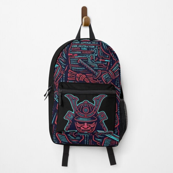 Item preview, Code Samurai Cyberpunk Hacker Shirt designed and sold by KurtByteStudio.