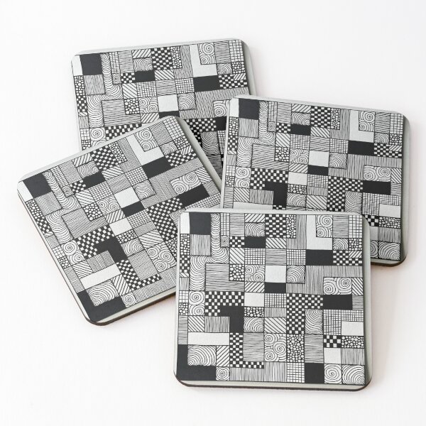 Item preview, Abstract Montbell bDark Shapes designed and sold by Mirzahorse.